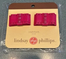 Lindsay Phillips Interchangeable Shoe Snaps Decorative Shoe Charms Campbell Pink