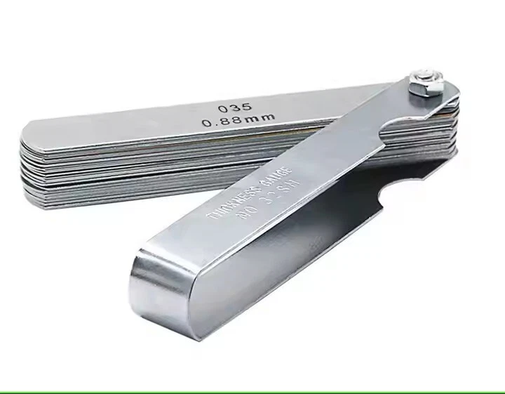 32 Blatt Fühlerlehre Ventillehre Spaltmaß Fühllehre  Abstandslehre Blattlehre - Bild 2 von 4