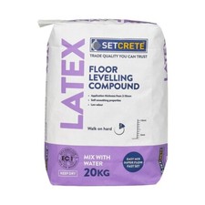 Setcrete Latex Floor Levelling Compound 20kg - 10 Bag Deal - Check Delivery Area