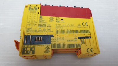 B&R X20 SO 2530 Module, Rev. F0, X20 BM 33 Base, Rev. C0
