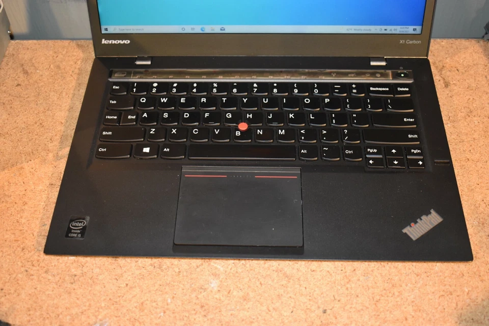 Lenovo X1 Carbon 2nd Gen i5-4200U 1.6GHz 8GB RAM 180GB SSD Windows 10 Webcam - Image 2 of 4