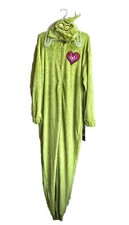 The Grinch Union Suit Pajamas One Piece Halloween Costume Women Sz L