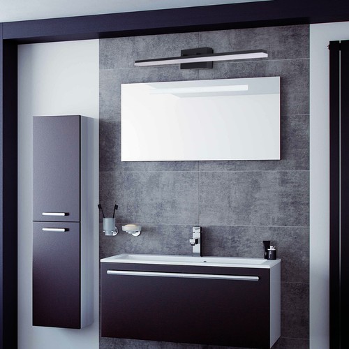 36in Modern LED Vanity Light for Bathroom Lighting Dimmable 36W Black 5000K - Bild 10 von 11