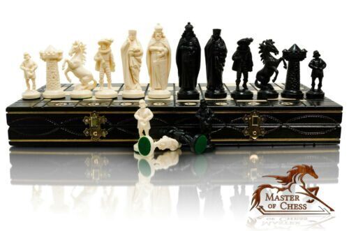 Musketeer Chess Variant Kit -  (Dragon) & Spider - Black