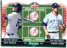 Eric Jagielo & Aaron Judge 2013 Bowman Draft Card