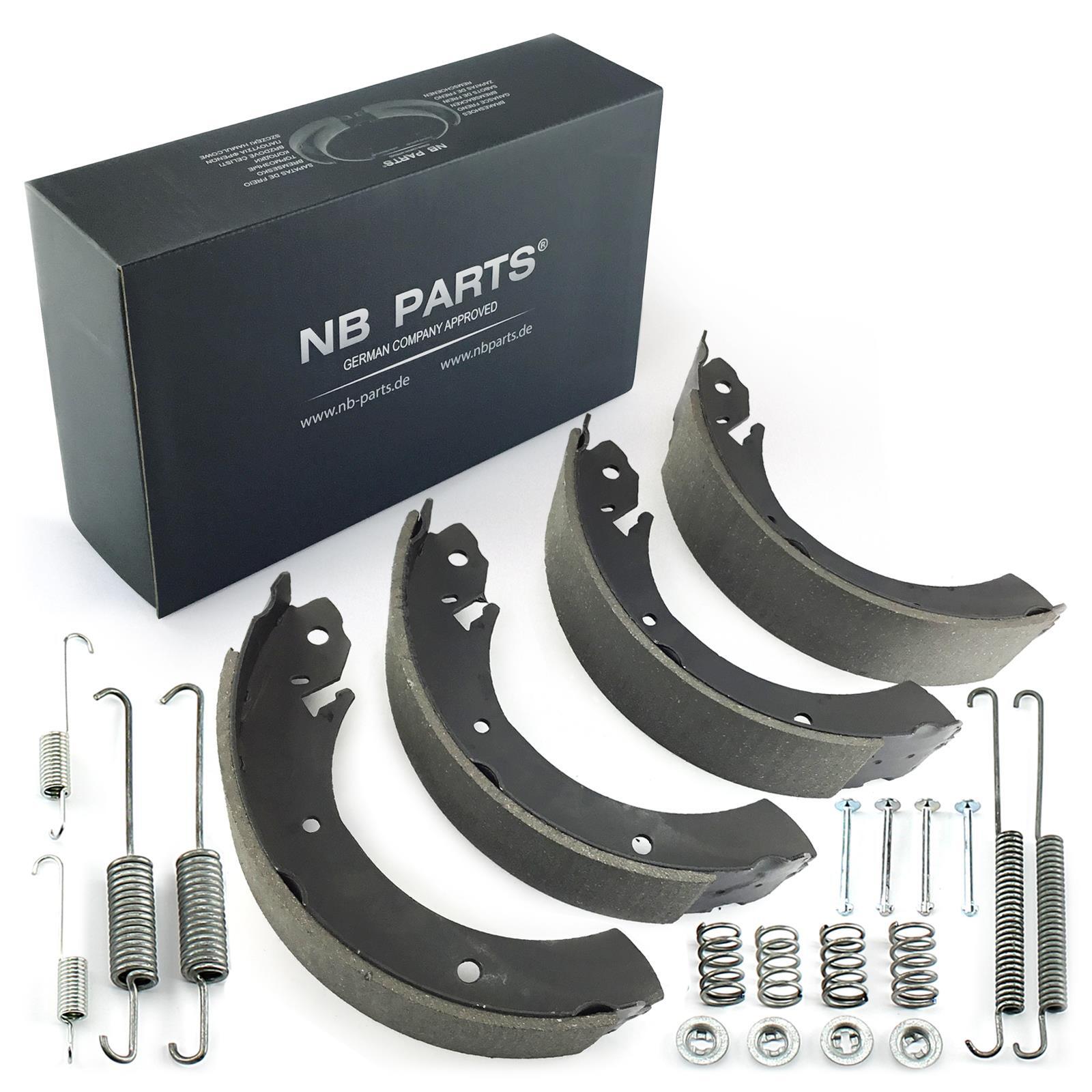 Brake Shoe Set + Accessories Rear for Ford Consul Estate GGNL Granada GNU