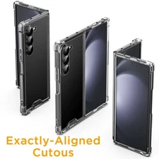 For Samsung Galaxy Z Fold 6 5G Phone Case Clear Shockproof Hard Slim Back Cover