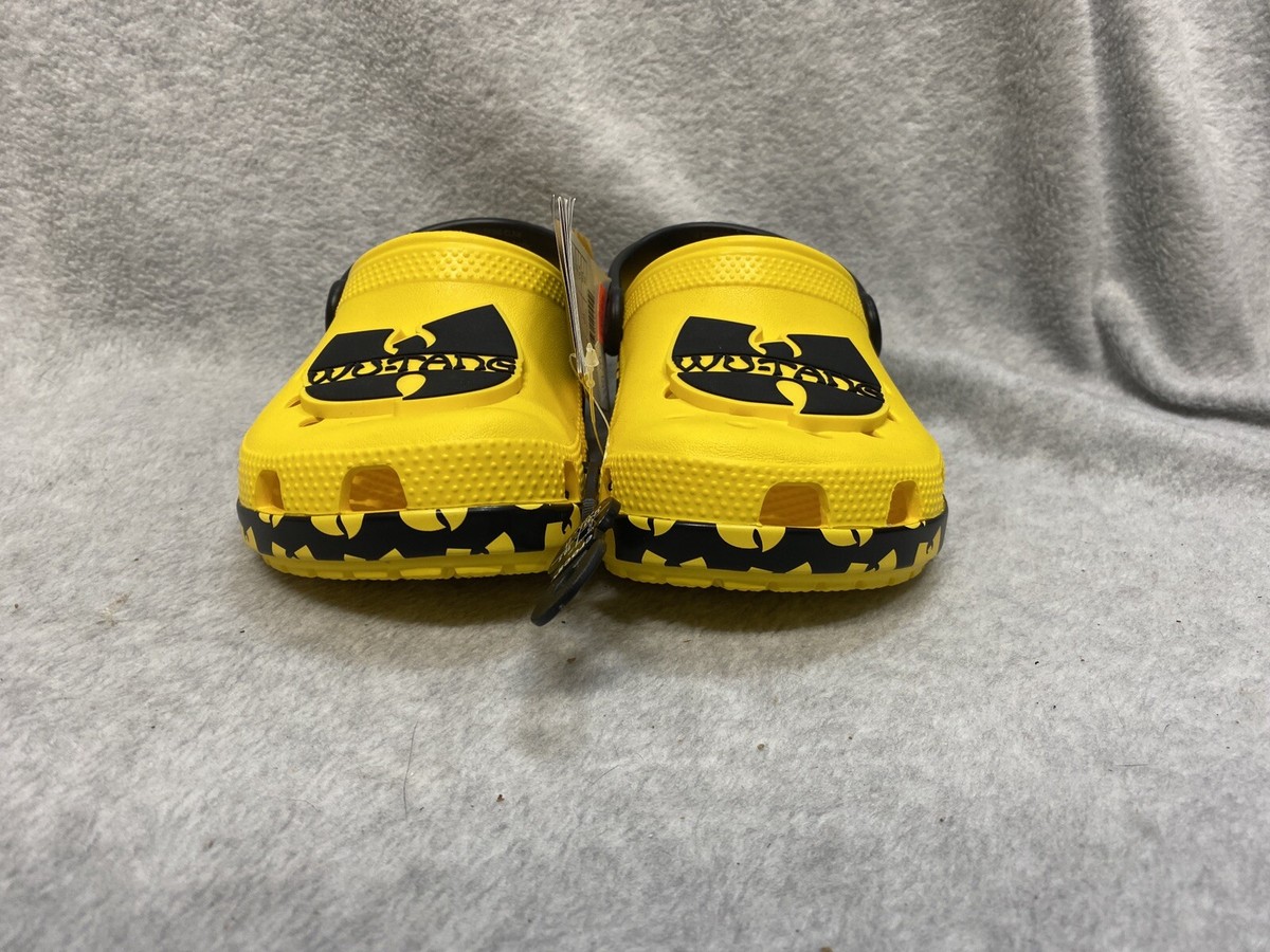 Crocs x Wu-tang Clan Classic Clog Kids Size C11 Yellow/Black Crocs x Wu-tang Clan Classic Clog Kids Size C11 Yellow/Black