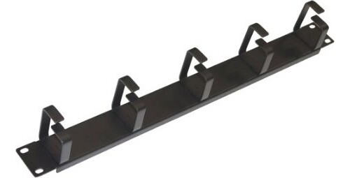 L-Link Raccoglicavi per Armadi Rack da 19" Anelli in metallo Nero LKORG1UN