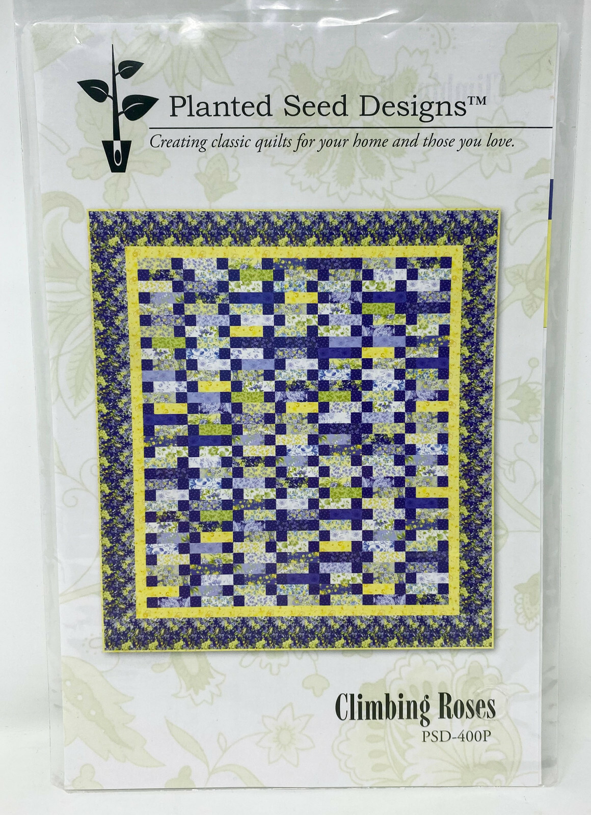 Planted Seed Designs Quilt Pattern Climbing Roses PSD-400P 72x80" Gerri  Robinson 857965001470 | eBay