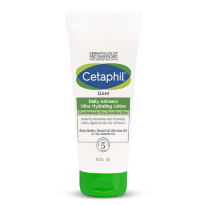 Cetaphil Daily Hydrating Lotion for Dry, Sensitive Skin 30 g Moisturizer