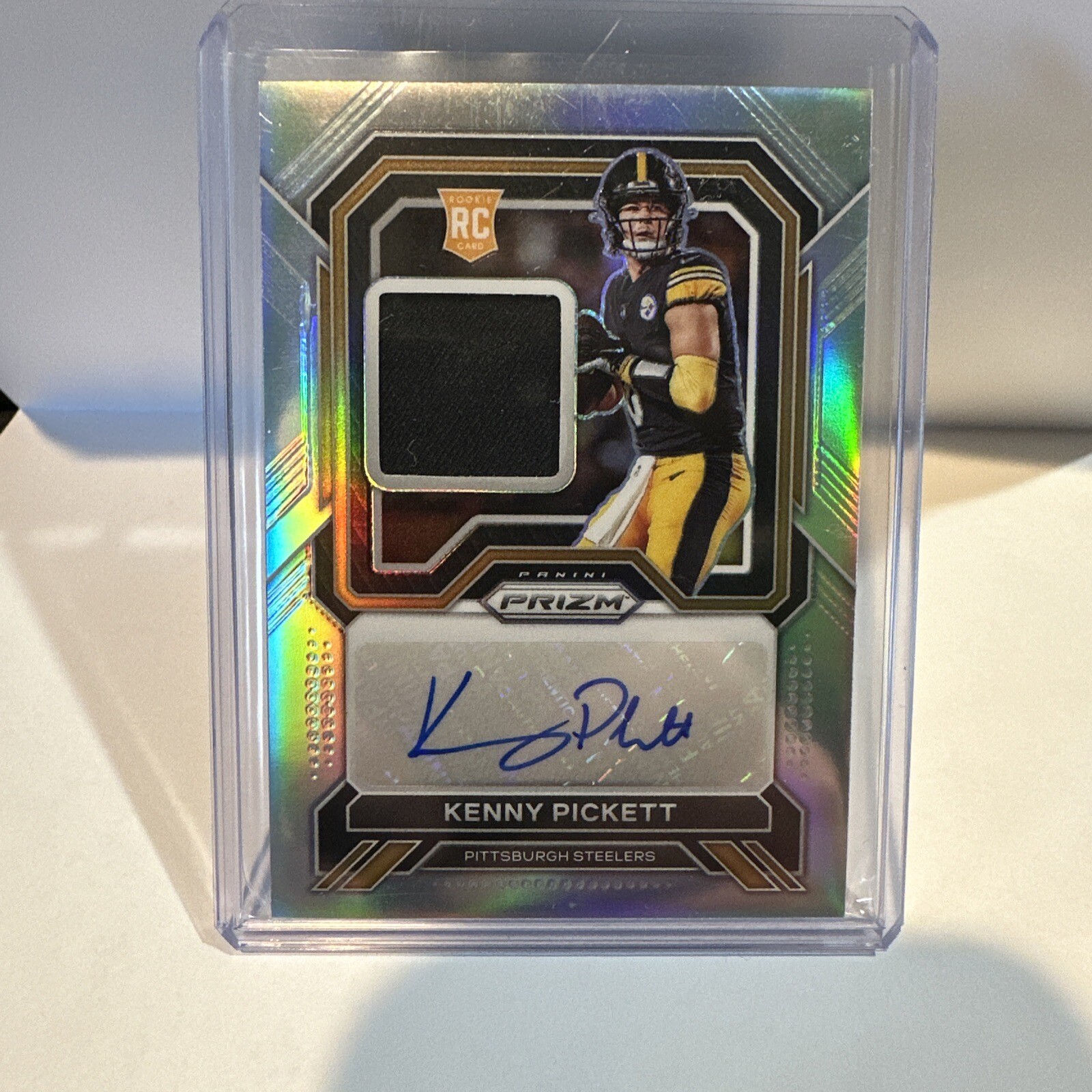 2022 Panini Prizm Kenny Pickett Rpa 5/99 Rookie Patch Autograph