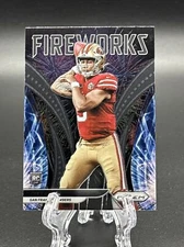 2021 Prizm Fireworks Trey Lance Rookie Card R36003 **READ DESCRIPTION**