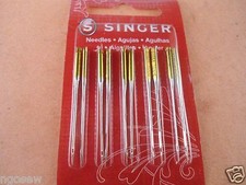 Genuine Singer Yellow Band Ball Point Needles 2045 9,11,13,14,16,18