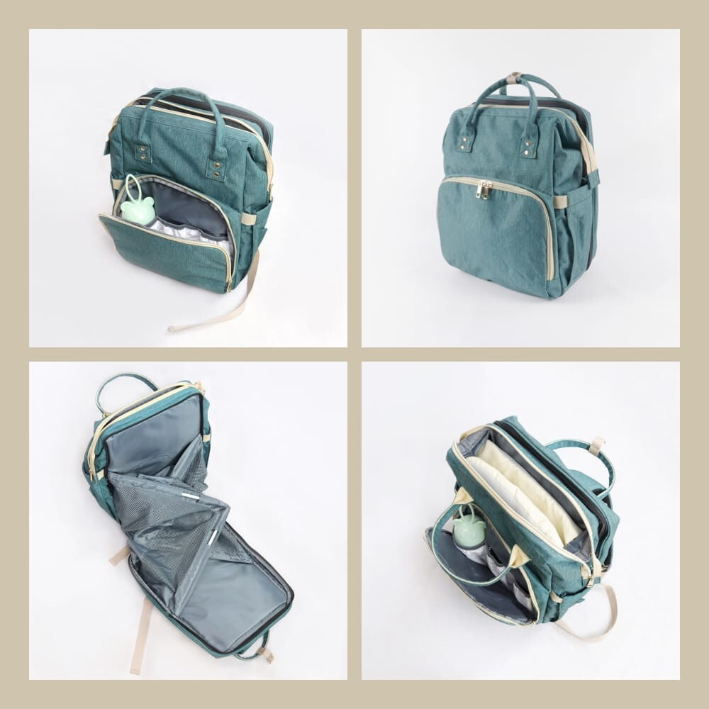 Baby Diaper Bag Backpack Crib-image