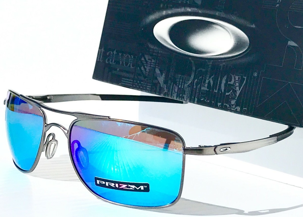 Oakley GAUGE 8 Matte Gunmetal POLARIZED PRIZM Sapphire Sunglass