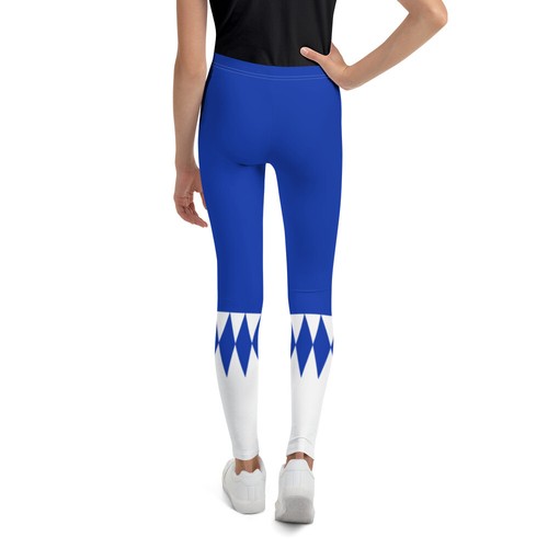Fighter Blue Halloween Costume Leggings Youth Pants Cute Holiday Kids Clothing - Picture 3 of 29