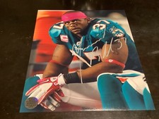 yeramiah Bell autographed 8x10, Dolphins, coa & holo100%authentic CLEARANCE