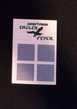 Philadelphia Eagles Super Fresh Eagles Fever Scratch Off Card