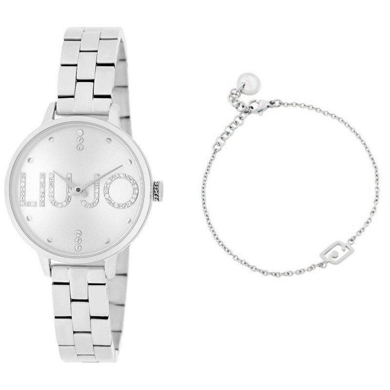 Womens Wristwatch + Bracelet LIU JO LUXURY COUPLE TLJ2036 Stainless Steel