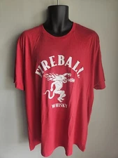 Fireball Cinnamon Whiskey Soft T-Shirt  2XL Bella Canvas