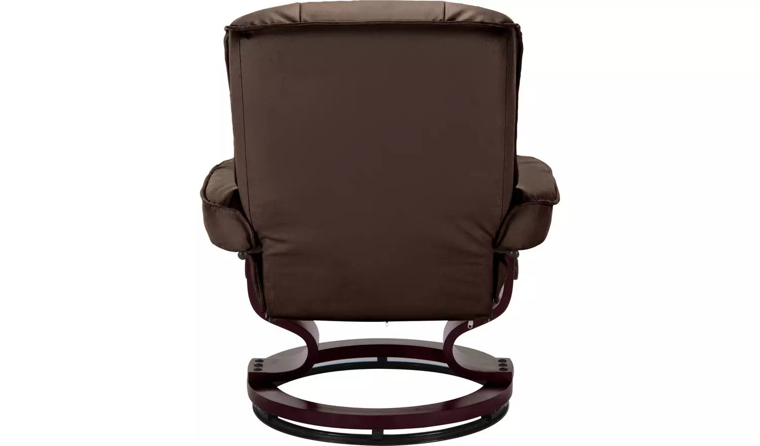 Home Santos Recliner Chair and Footstool Chocolate eBay