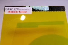 Honl Photo Color  Medium Yellow warming rectangular 4X3" gel filter for flash
