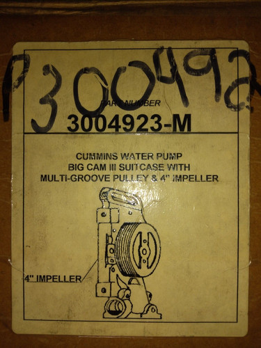 Reman Water Pump for Cummins 855 Series BC III Engine 3004923