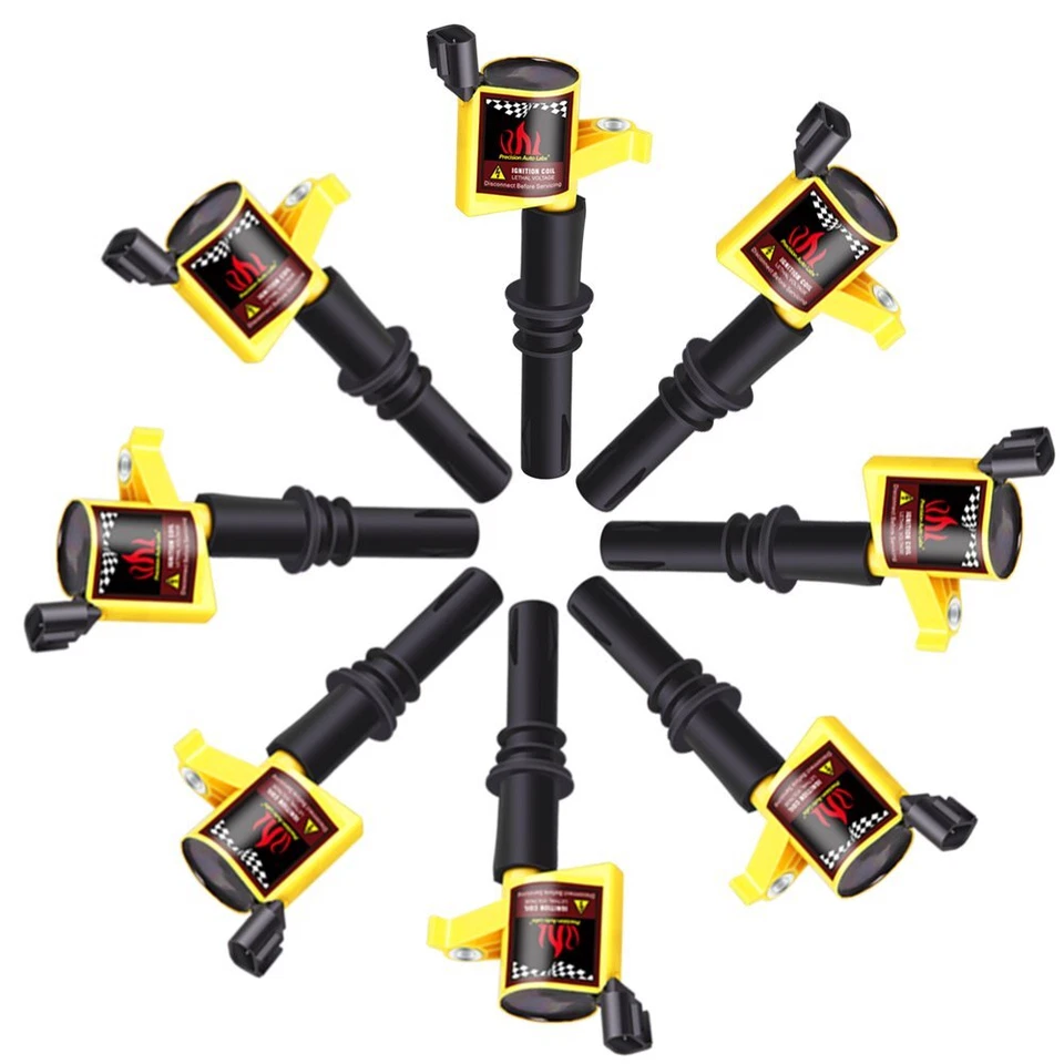 Bobinas de encendido y bujías de 8 piezas para Ford F-250 Super Duty 2005-2008 5,4 L V8 Foto 2 de 4