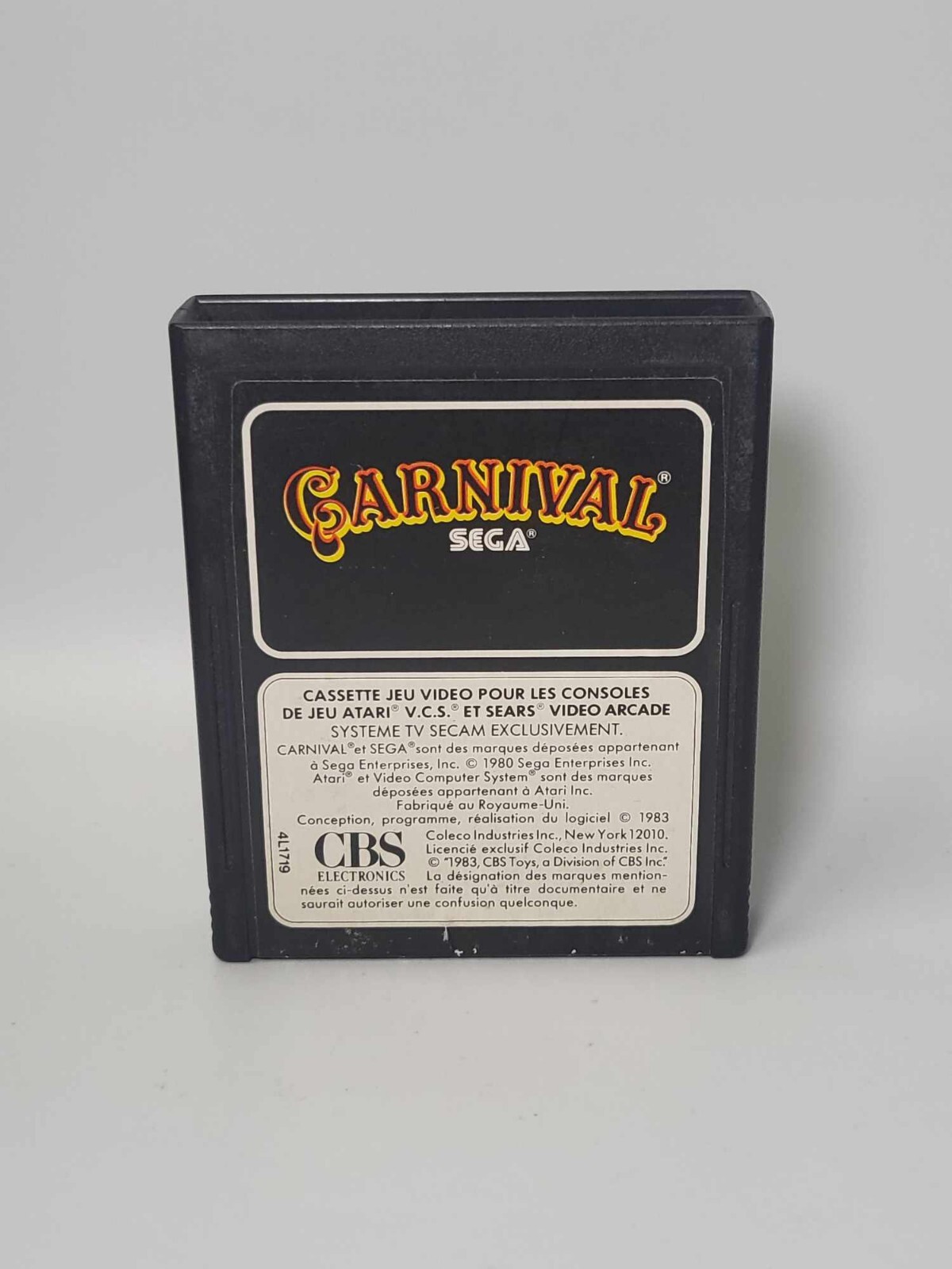 Jeu Atari 2600 VC Carnival Sega cartouche seule