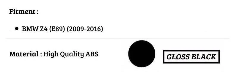 Bmw AM спорт производительность", Z4, E89, глянцевый черный задний багажник Лип спойлер 2009-2016 - Изображение 3 из 4