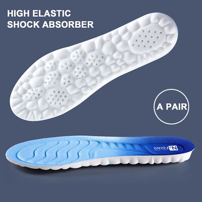 4D CLOUD TECHNOLOGY Insoles Hiking Trainer Inner Soles Inserts Breathable Work