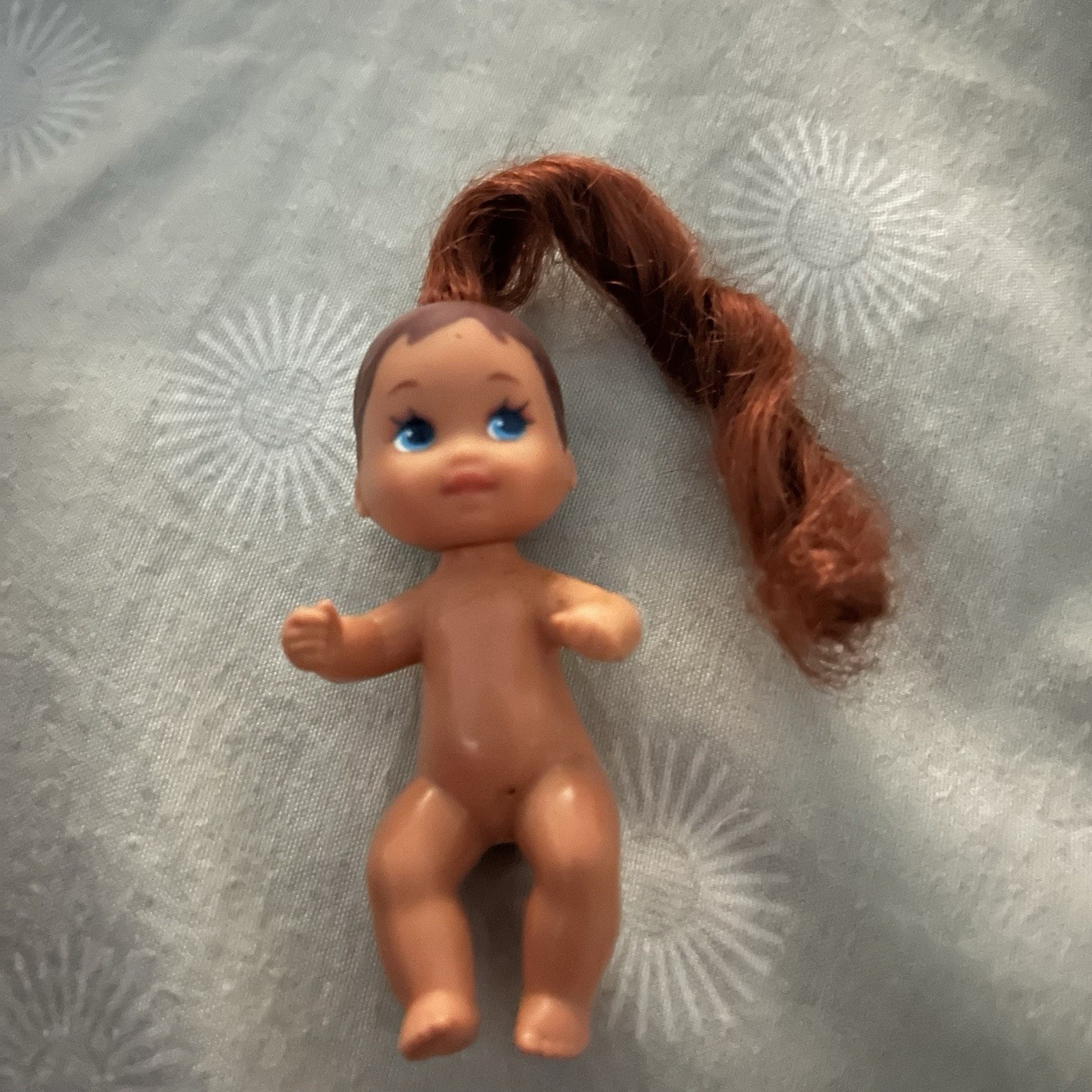 Vintage 90s Baby Krissy Infant Doll With Long Reddish Brown 