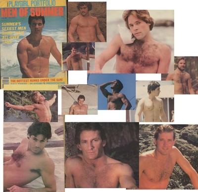 PLAYGIRL MEN OF SUMMER JUNE 1985 HAIRY HUNKS AUSTRALIAN MEN SURFERS BLONDS GREAT