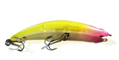 O.S.P. Bent Minnow 76 F Wobbler, Jerkbait, Kunstköder, Topwater 7,6 cm, Floating