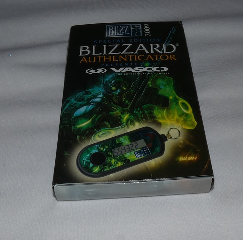 BLIZZ CON 2009 SPECIAL EDITION BLIZZARD AUTHENTICATOR VASCO SEALED