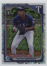 2024 Bowman Chrome Prospects Shimmer Refractor Yolfran Castillo #BCP-159 0q4s