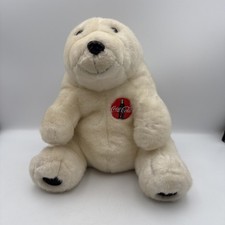 Vintage 1993 Coca-Cola Polar Bear Plush Stuffed Animal 10