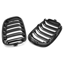Sport Glanz Schwarz Nieren K�hlergrill Doppellinien F�r BMW 1er F20 F21 11-14