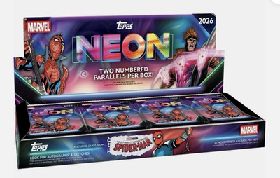 2026 Topps Marvel Neon Hobby Box Preorder / Händler