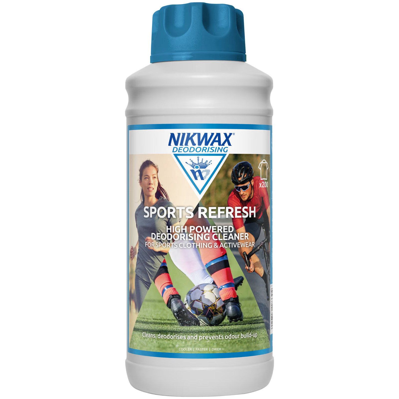Nikwax Sports Motorcycle Motorbike Outdoor Boots Shoes Refresh Cleaner - 1 Litre