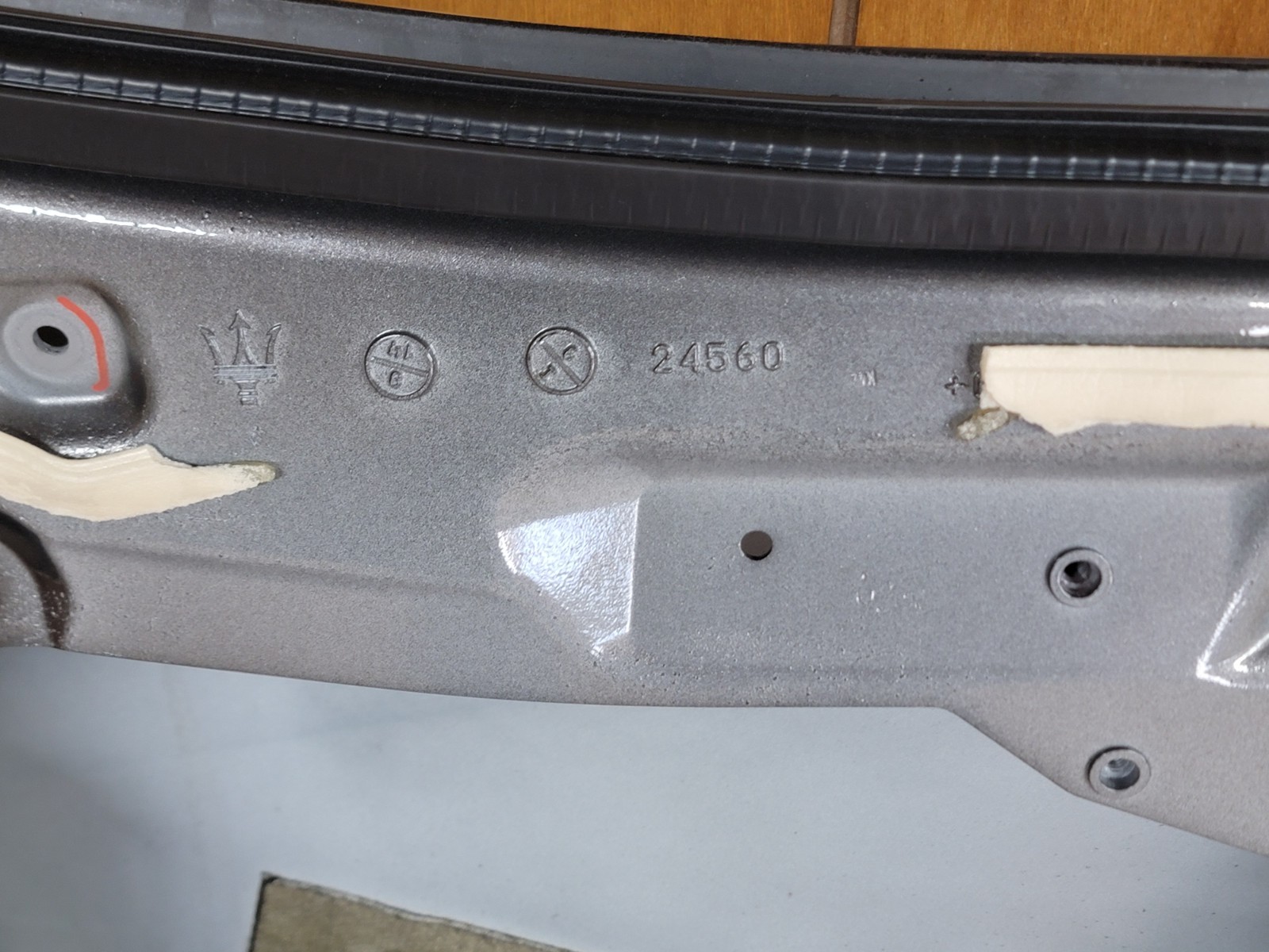 2014-2017 MASERATI GHIBLI S Q4 REAR LEFT DRIVER SIDE DOOR SHELL PANEL OEM
