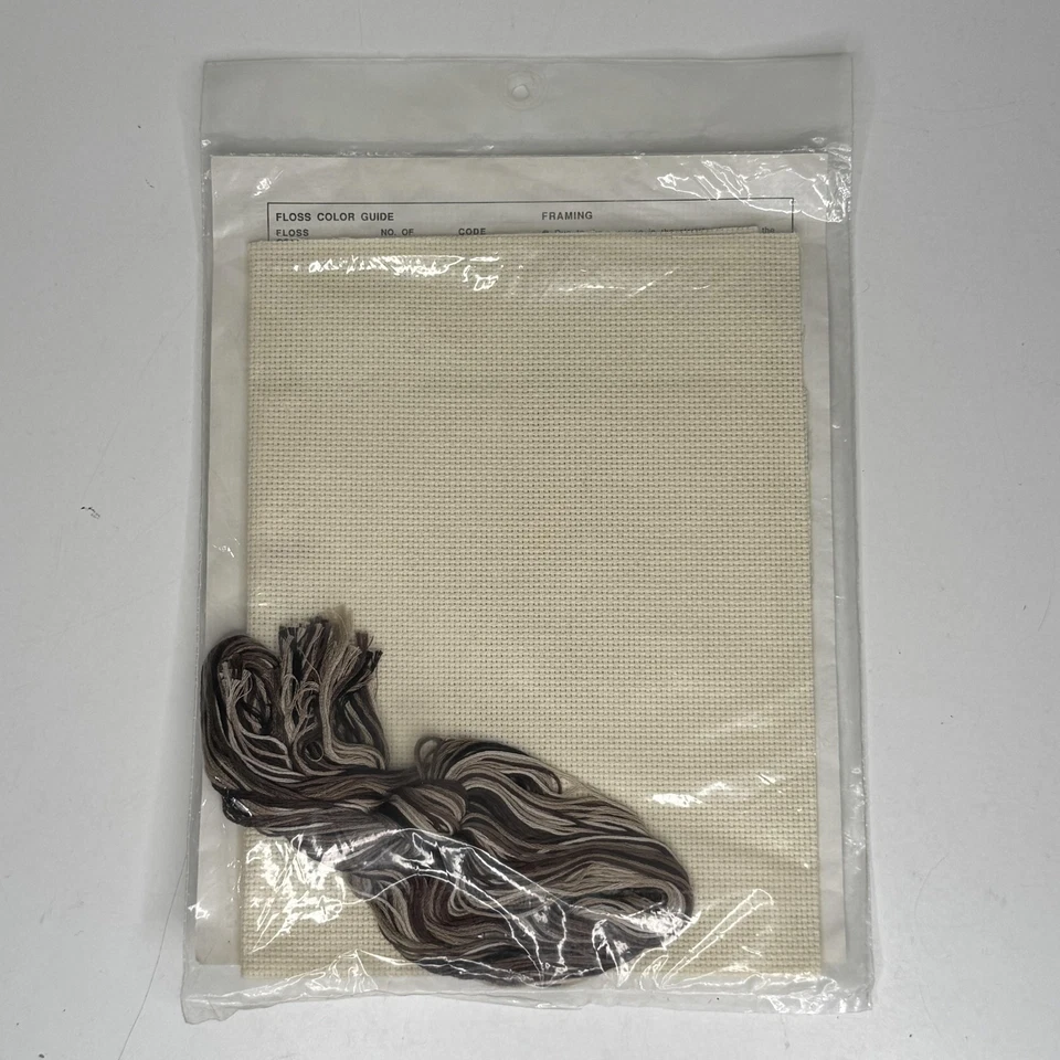 Kit de punto de cruz contado Bucilla 40138 The Cow Puncher Remington 11x14 vaquero Foto 4 de 4