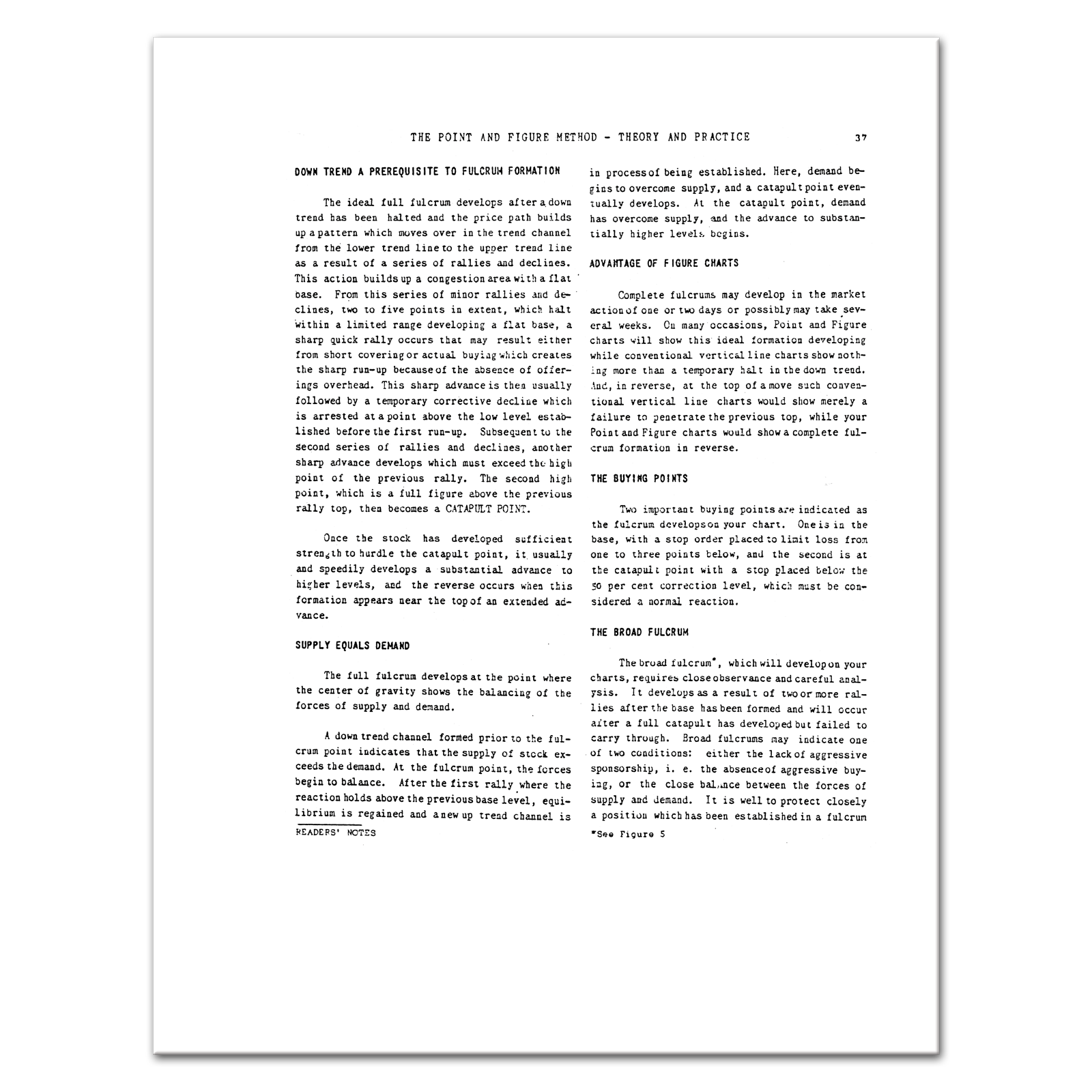 Point and Figure Method of Anticipating Stock Price Movements (1934 ...