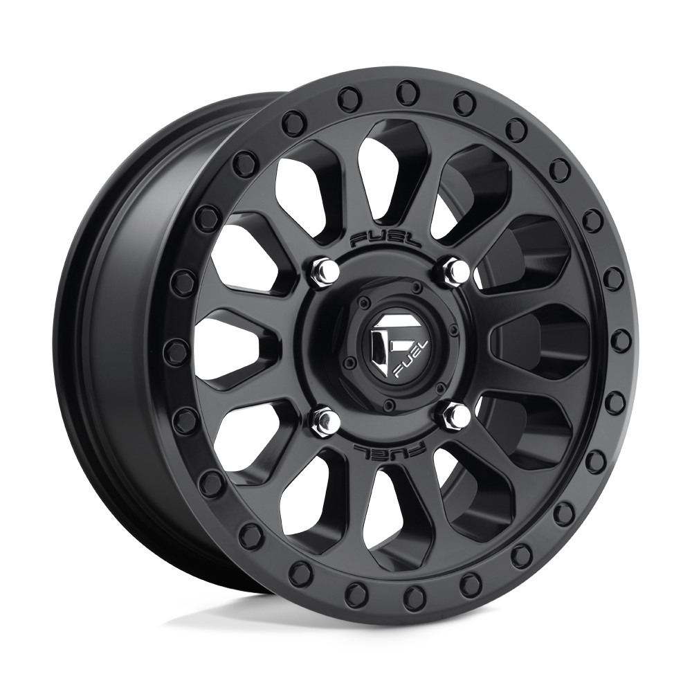 15X7 Fuel UTV D579 VECTOR UTV BLACK Wheels 4X156 Set of 4