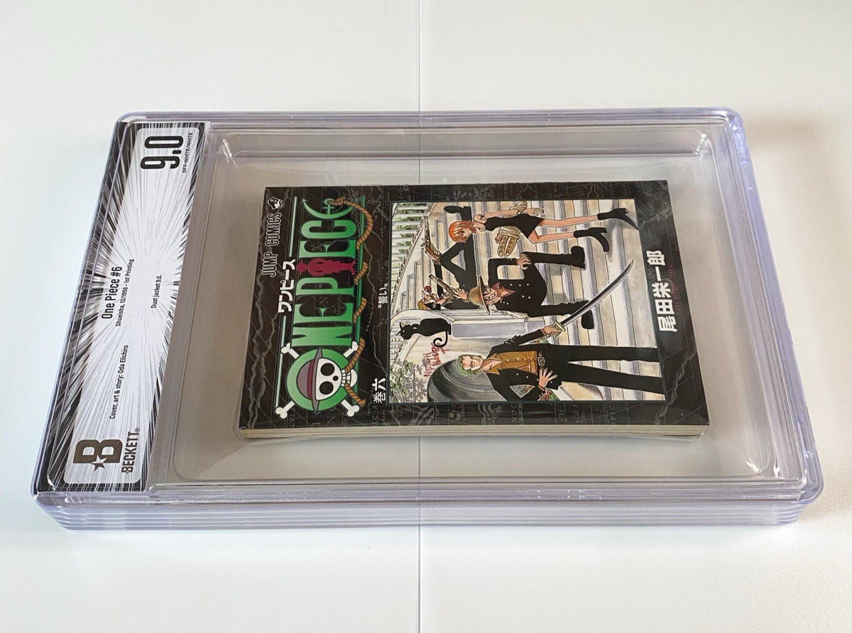 BGS 9.0 One Piece #6 Vol 6 1st Printing Edition Graded Manga