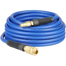 Druckluftschlauch 10m PVC Gummi 6mm ID 11mm AD 300 PSI Schnellkupplung