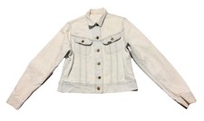 Vintage 70s Lee Riders 101-J Jean Trucker Jacket Mens Size 36/38 Bleached Denim