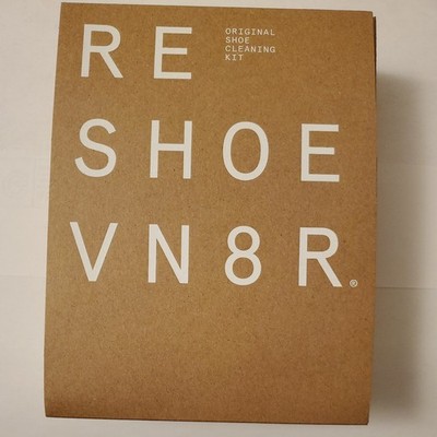Reshoevn8r Essential Shoe Cleaning Kit, brush, finishing rag, cleaning solution