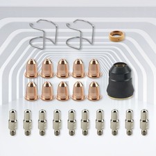 Taglierina al plasma 24 pezzi parte elettrodi punta tazza consumabile per Chicago-Electric 95136